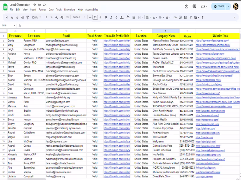 Cover image for USA Lead Generation
