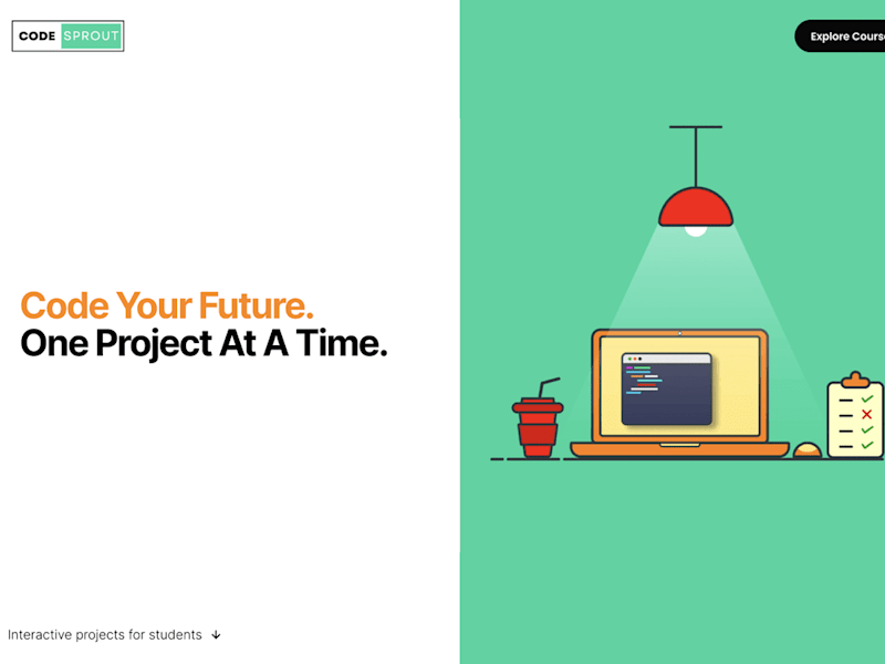 Cover image for Interactive coding platform Website

