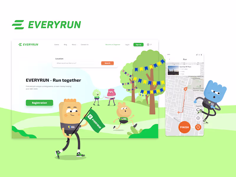 Cover image for EVERYRUN  - Platform for Running Events