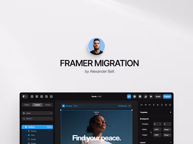 Cover image for Framer Migration