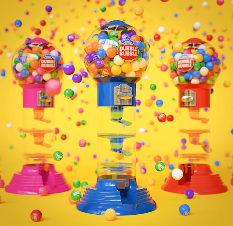Cover image for gumball machine product renders 🟠🟡🟣🔵🔴⚪️🟢🟤