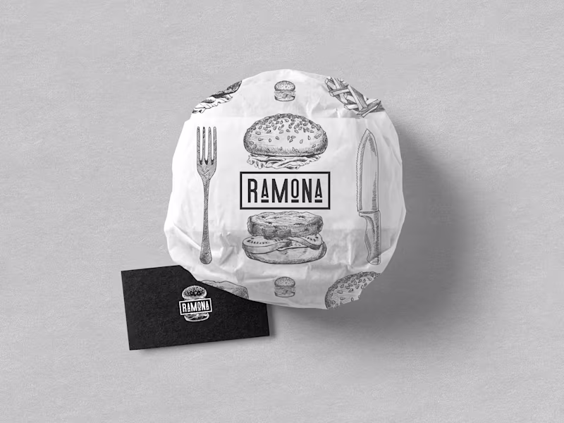 Cover image for RAMONA — FAST FOOD BISTRO :: Behance