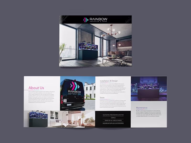 Cover image for Rainbow Brochure Design