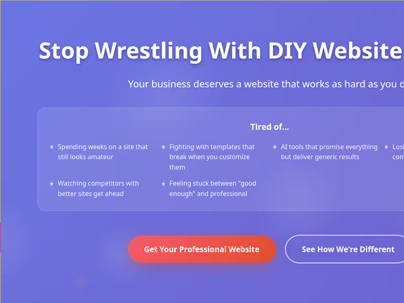 Cover image for Your business deserves a website that works as hard as you do