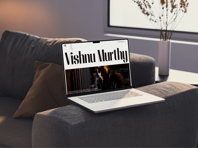 Cover image for Vishnu – Premium Framer Portfolio Template for Photographers