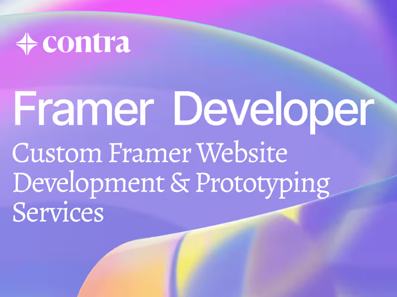 Cover image for Framer Developer
