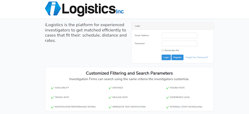Cover image for iLogistics (Specialized platform for investigation professionals