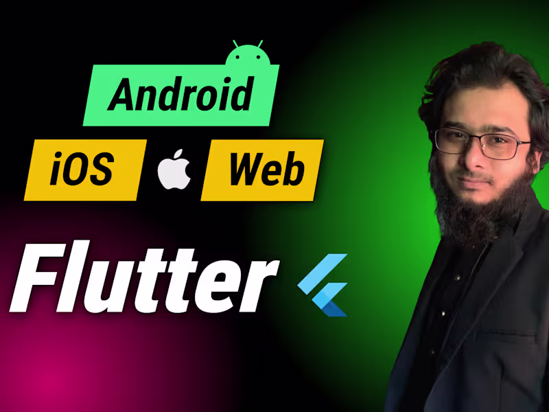 Cover image for I will build Android, iOS, Web app using flutter