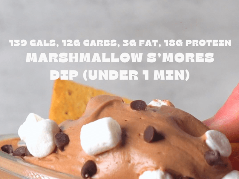 Cover image for High-Protein Marshmallow S'mores Dip Recipe