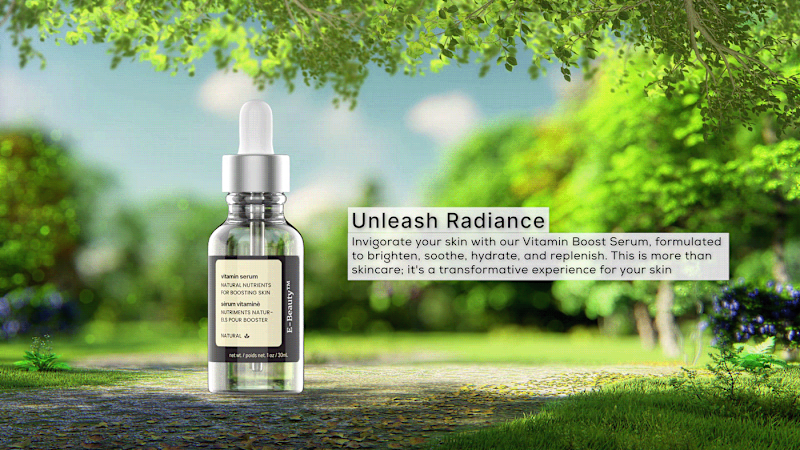 Cover image for 3d product animation | Vitamin serum