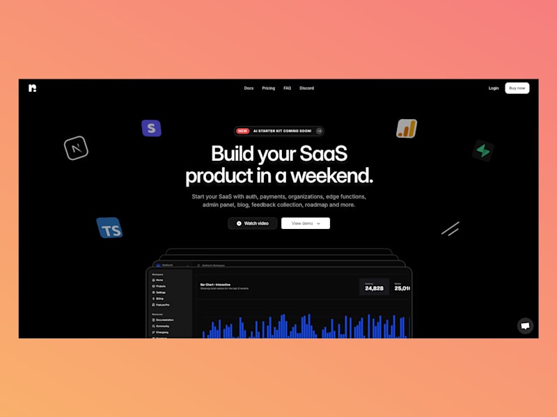Cover image for Nextbase SaaS boilerplate