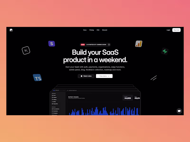 Cover image for Nextbase SaaS boilerplate