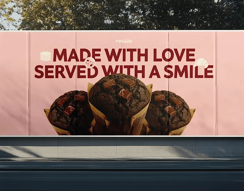 Cover image for Rollin | Bakery Branding | Bakery identity