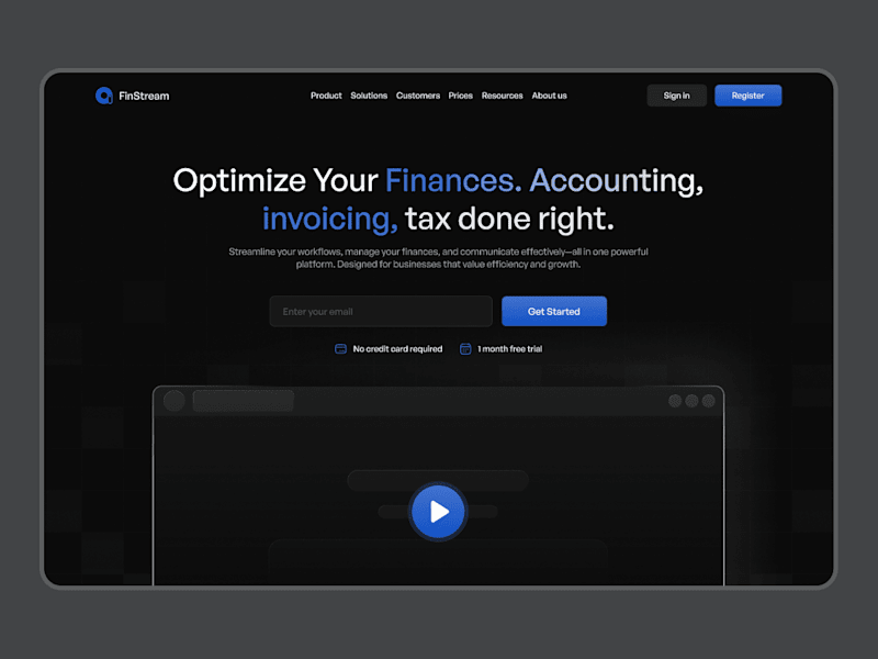 Cover image for FinStream - Streamlining Finance & Business