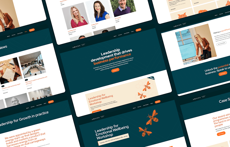 Cover image for Transforming Leadership: How we revamped Amicus' online presence