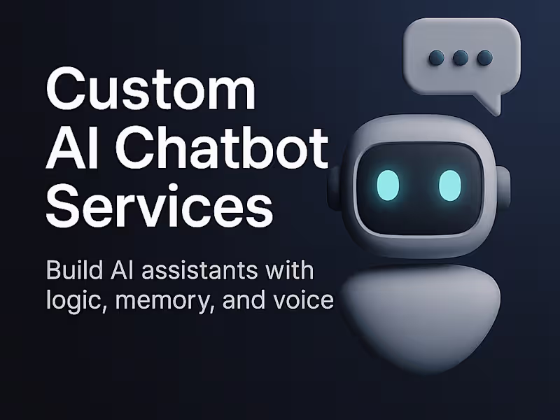 Cover image for Custom AI Chatbot Setup for Your Brand or Business