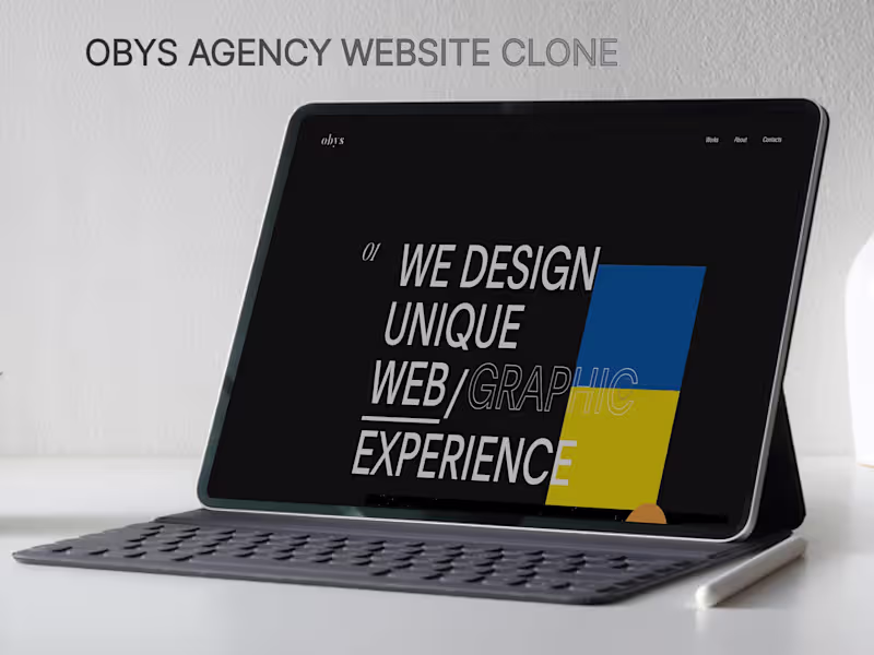 Cover image for Obys Agency clone