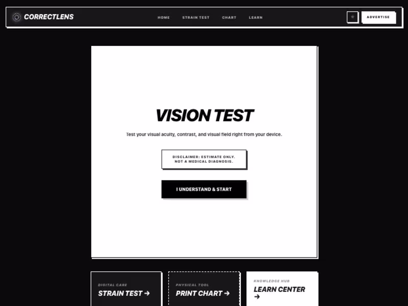 Cover image for Our design's live at correctlens.com