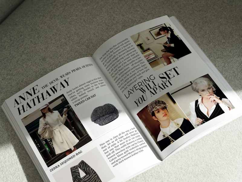 Cover image for “She" magazine design