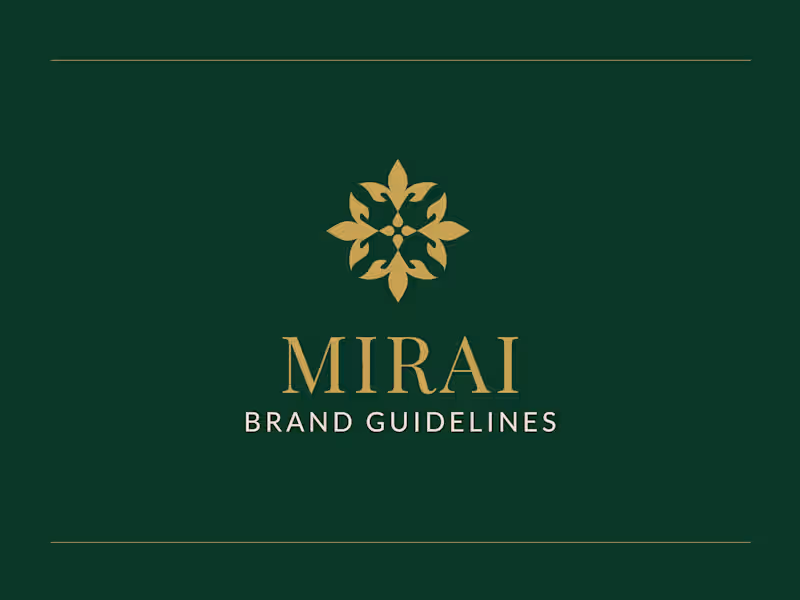 Cover image for Mirai - Branding & Identity