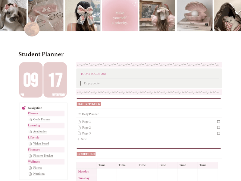 Cover image for Custom Build - Academic Planner