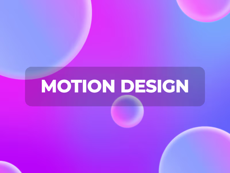 Cover image for Video editing and Motion Graphics