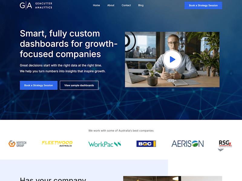 Cover image for Data Analytics Website • Design