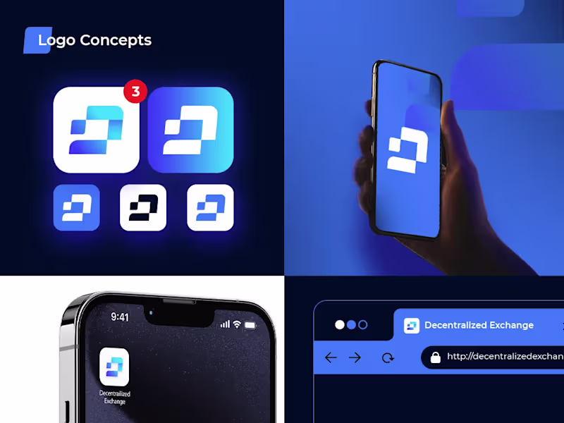 Cover image for Decentralized Exchange Logo Design