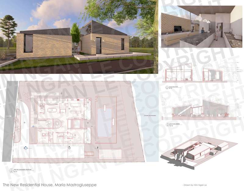 Cover image for The New Residential House, Maria Mastrogiuseppe
