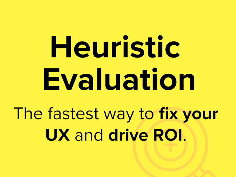 Cover image for Heuristic Evaluation