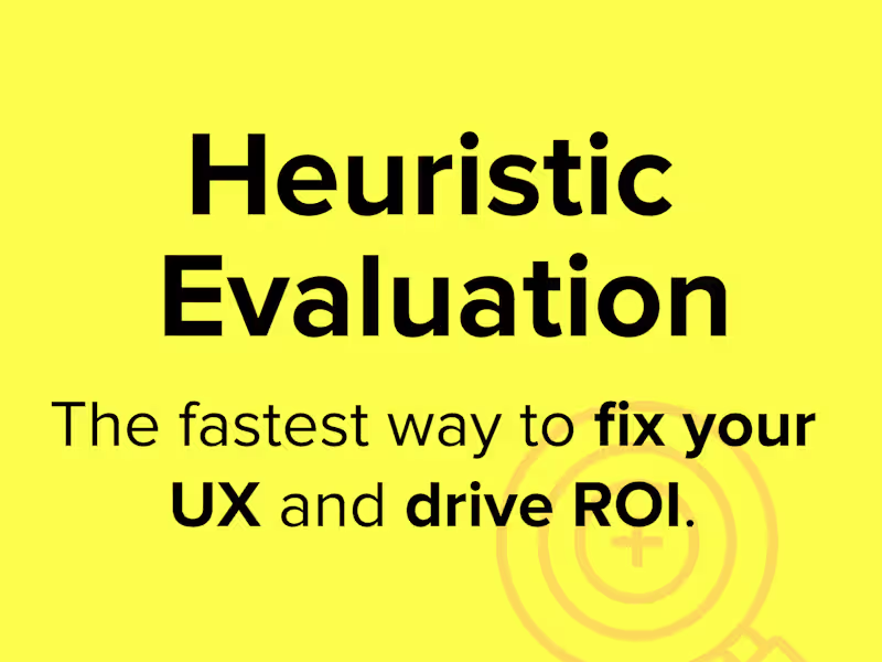 Cover image for Heuristic Evaluation