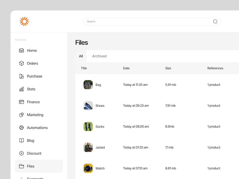 Cover image for File Management Dashboard