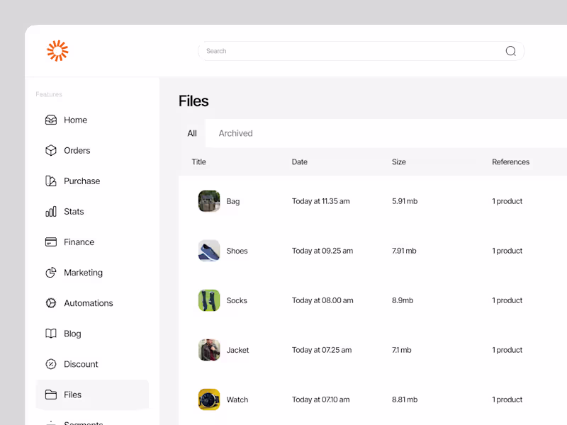 Cover image for File Management Dashboard