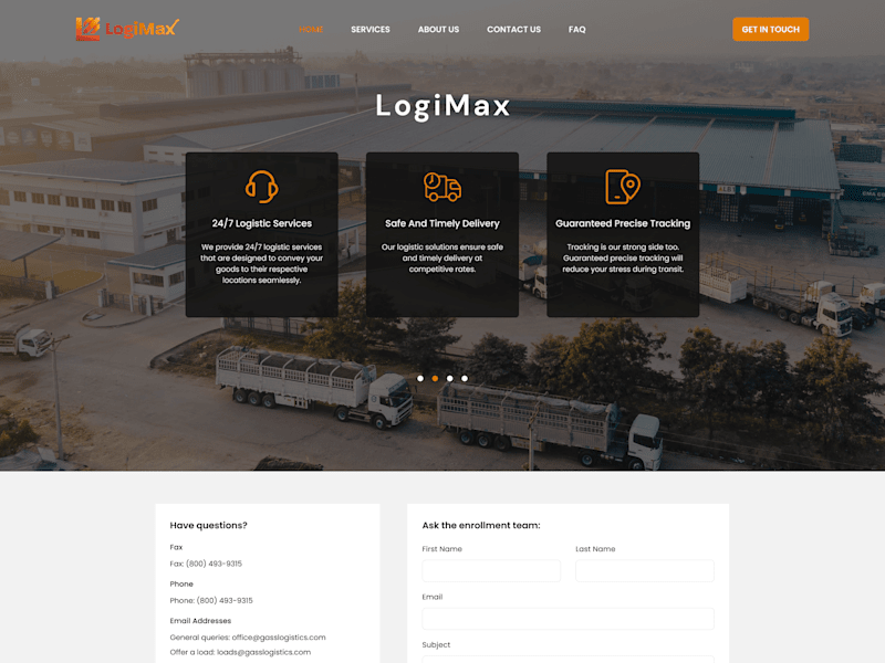 Cover image for Logimax Website
