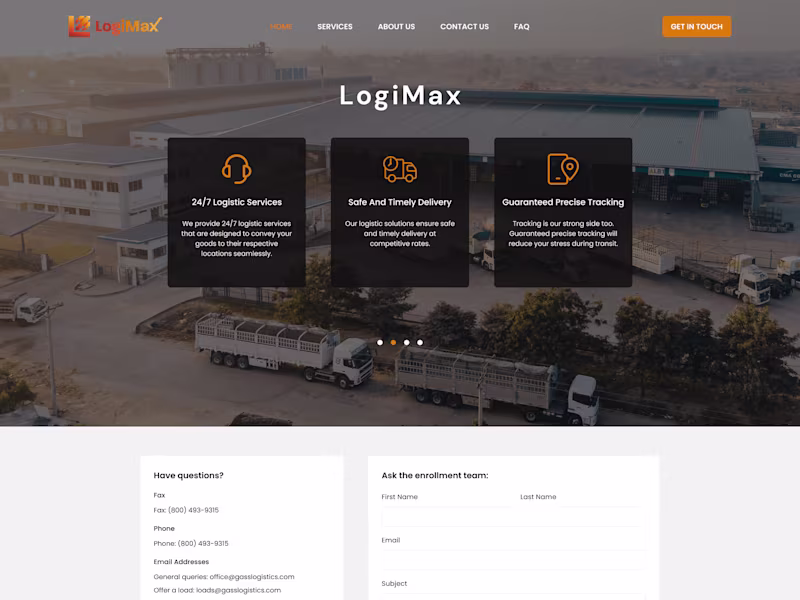 Cover image for Logimax Website