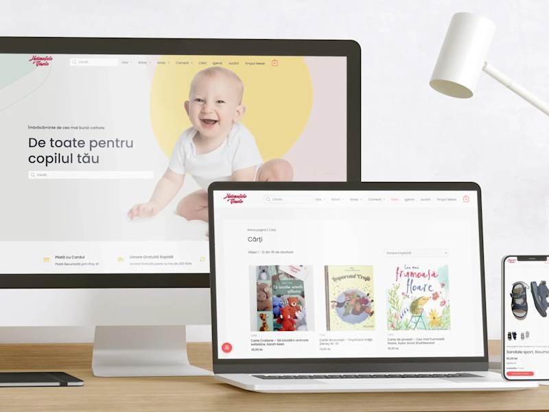 Cover image for Hăinuțele Vesele – Babies and children clothes, toys and others