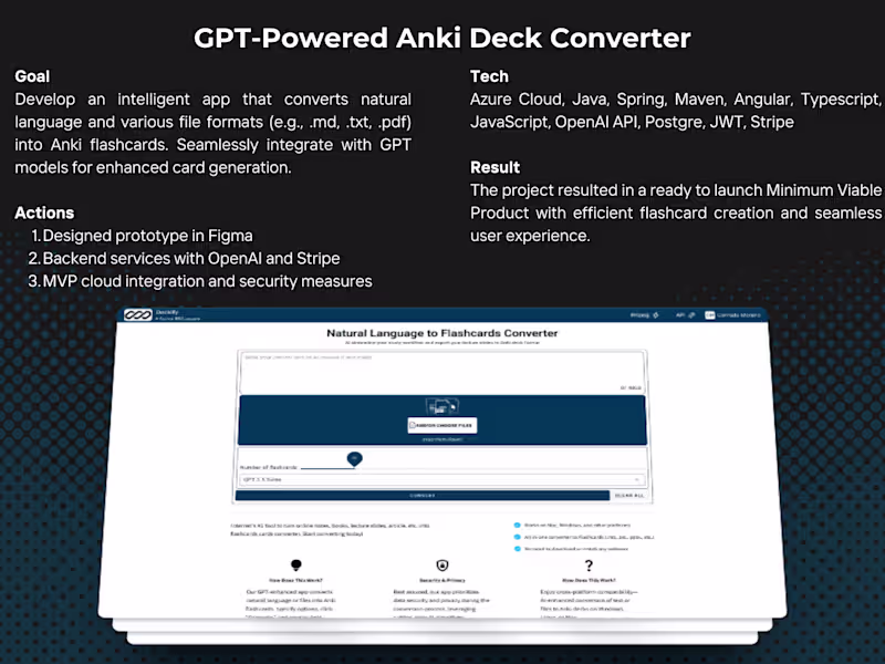 Cover image for GPT-Powered Anki Deck Converter