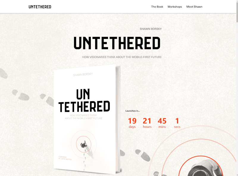 Cover image for Untethered Book Website