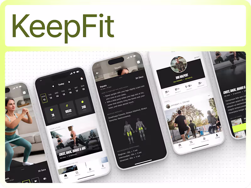Cover image for KeepFit | Your Daily Fitness Companion