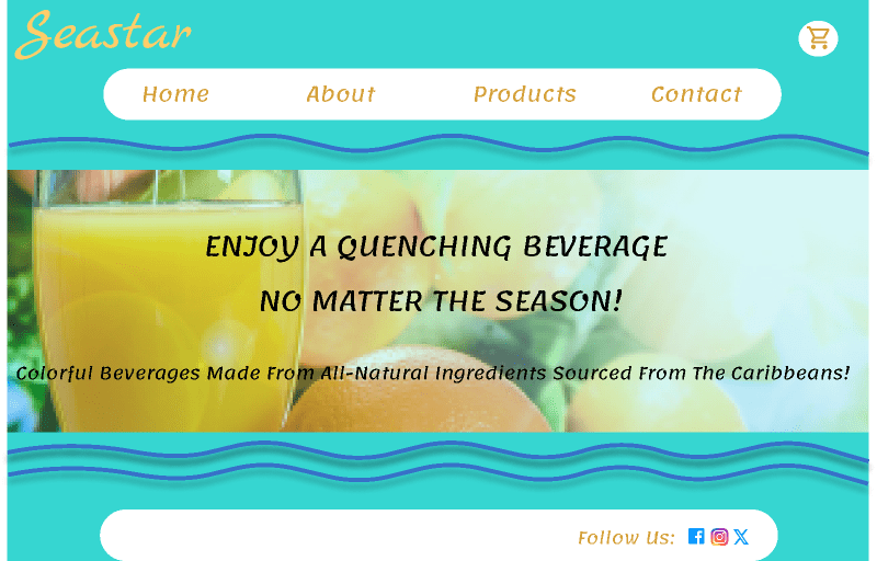 Cover image for SeaStar Landing Page Design