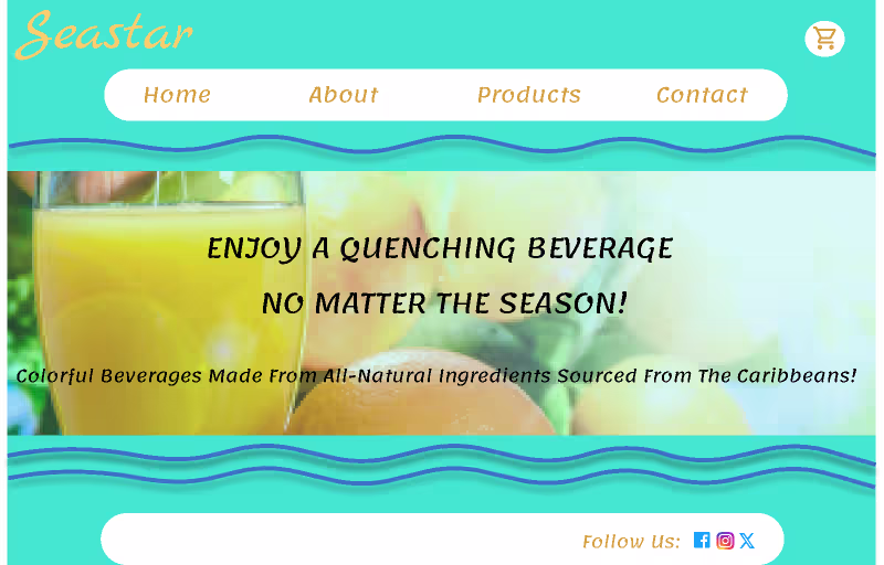 Cover image for SeaStar Landing Page Design