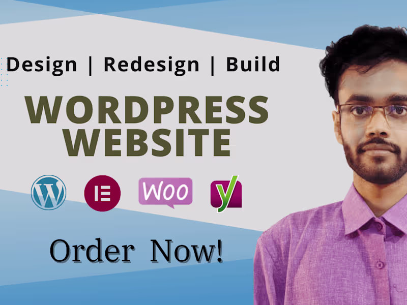 Cover image for WordPress website developer