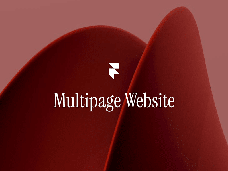 Cover image for Framer Multipage Website