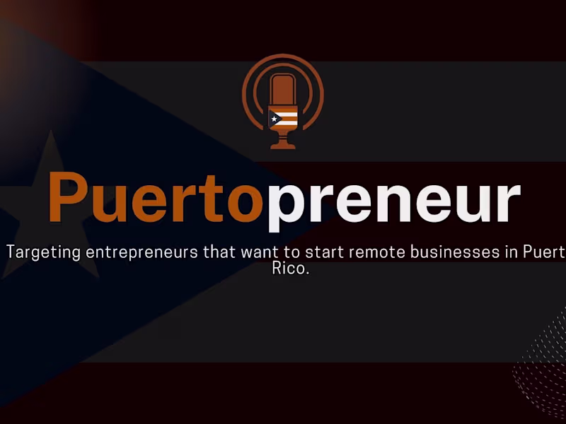Cover image for Podcast Concept - Puertopreneur