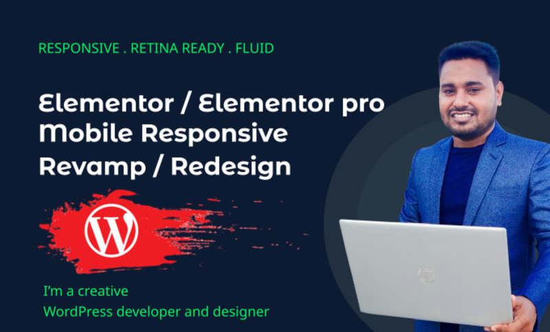 Cover image for I will customize mobile responsive wordpress website