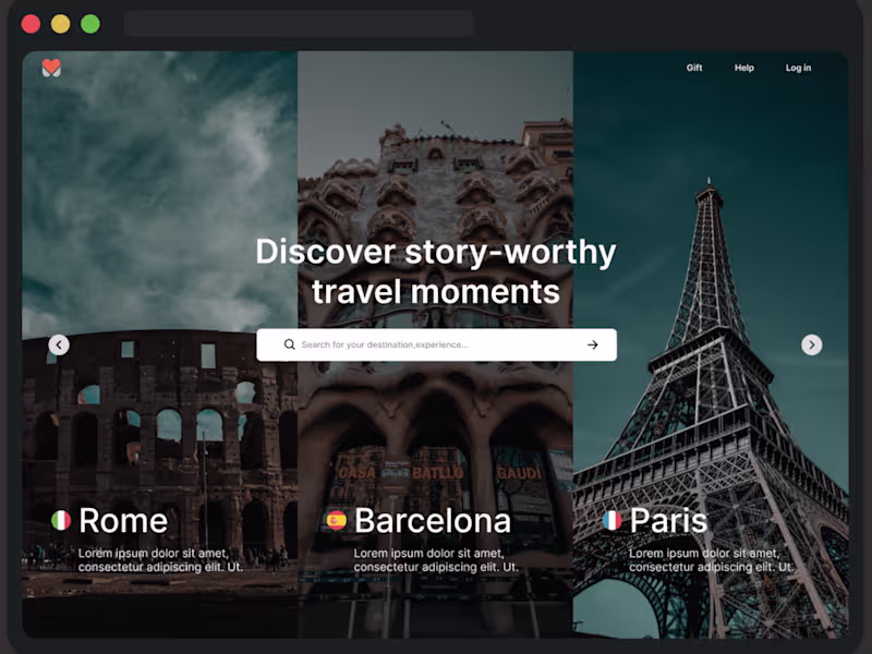 Cover image for TUI Landing Page Redesign