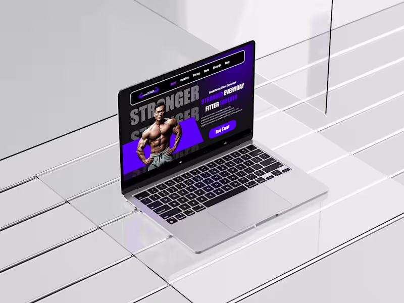 Cover image for Gym-Website-Homepage-Design