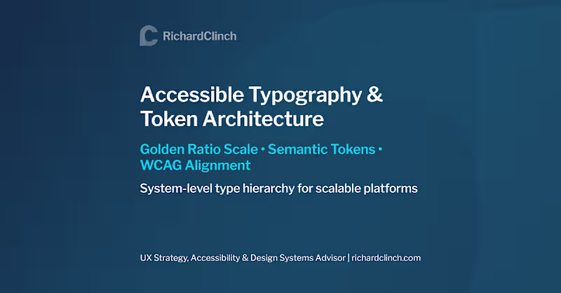 Cover image for Defined a scalable typography system