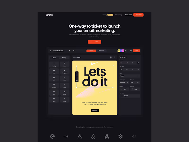 Cover image for Sendflo - Framer Design & Development