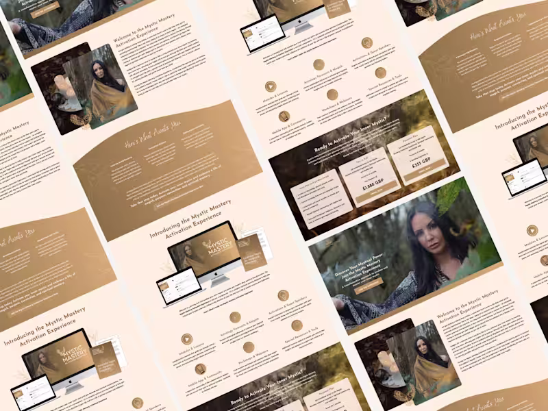 Cover image for Course Redesign & Web Development for Spiritual Life Coach